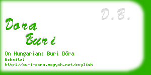 dora buri business card